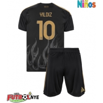 Camiseta Juventus Kenan Yildiz #10 Tercera Equipación para niños 2026-27 manga corta (+ pantalones cortos)